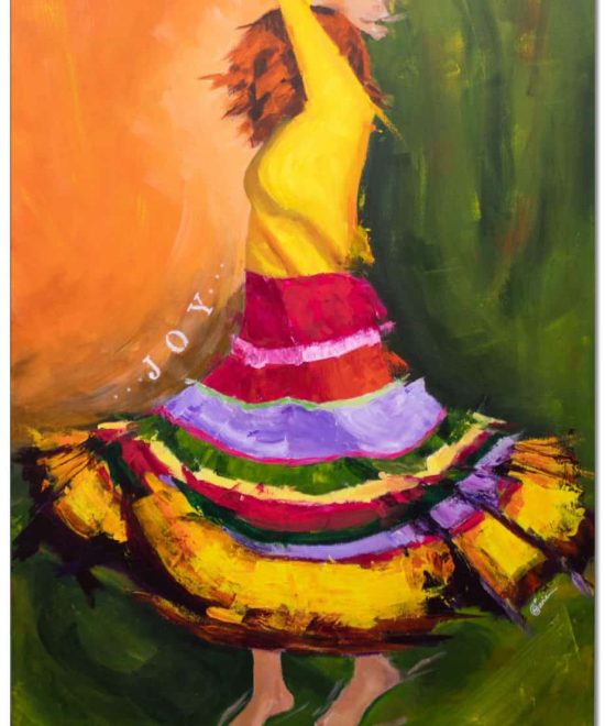 Joy, figurative painting