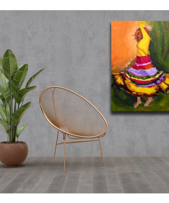 Joy, figurative painting