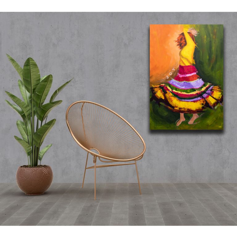 Joy, figurative painting