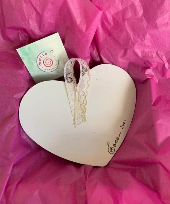 heart shaped board
