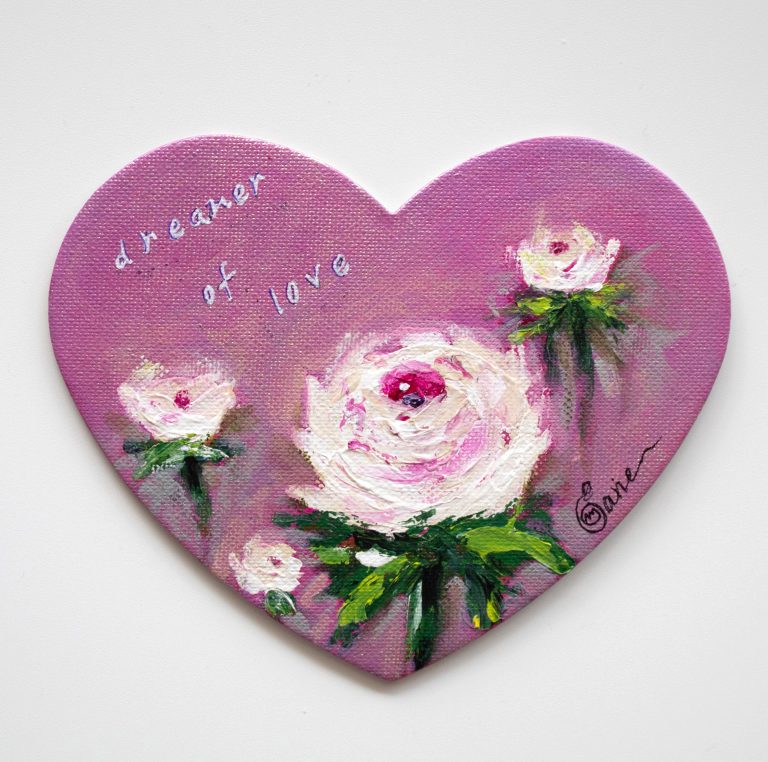 ''White Roses'' -painting roses
