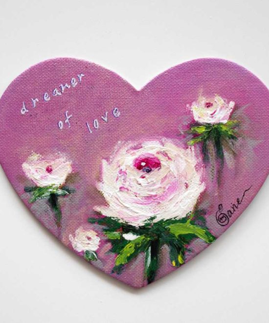 ''White Roses'' -painting roses