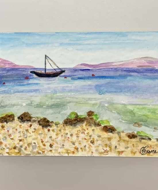 Plakes beach Hydra island