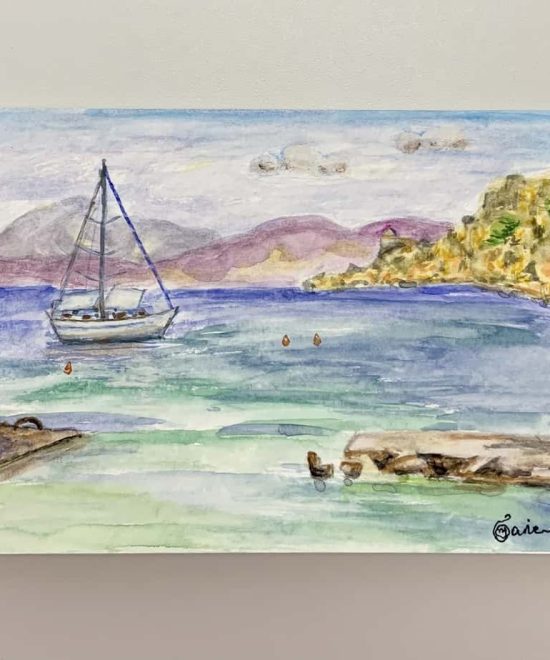 Mandraki beach Hydra