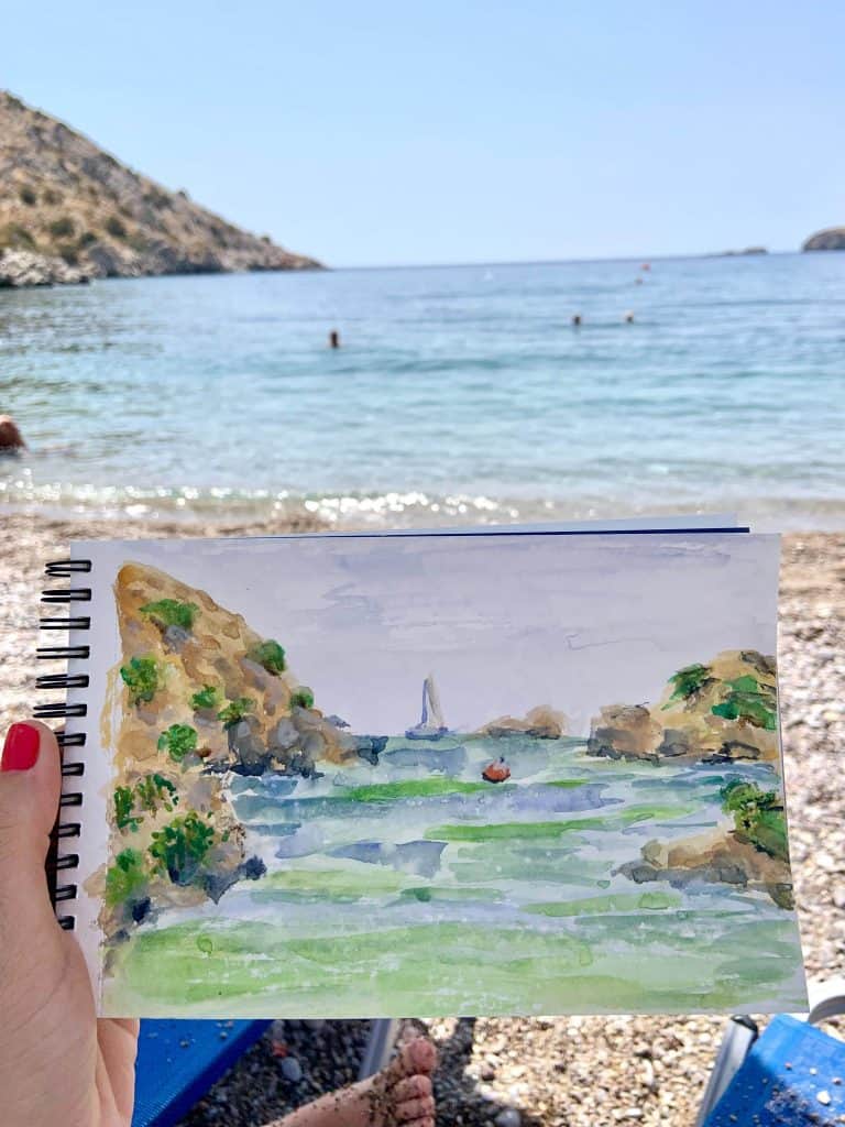 ag.nikolaos beach_ Hydra island