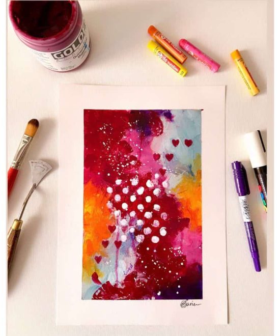 abstract study - loved all the way