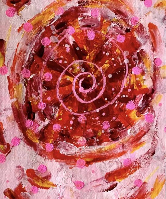 abstract study -go with the flow
