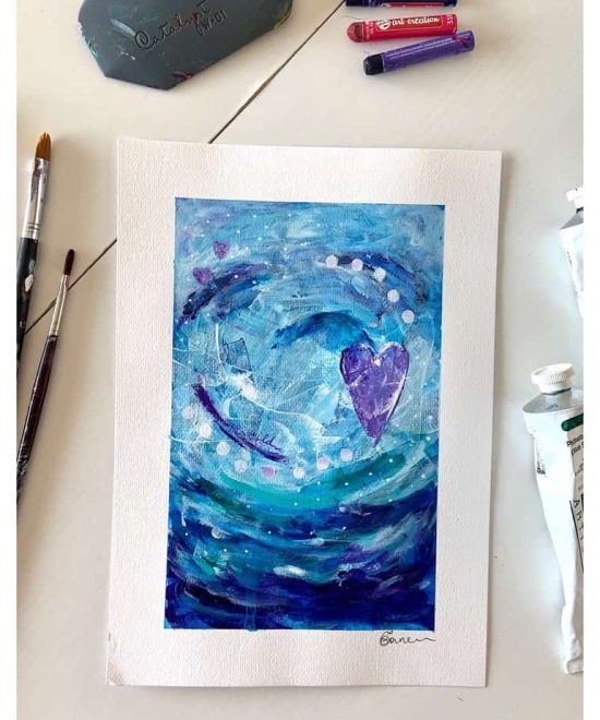 abstract study - “Wild like the waves”