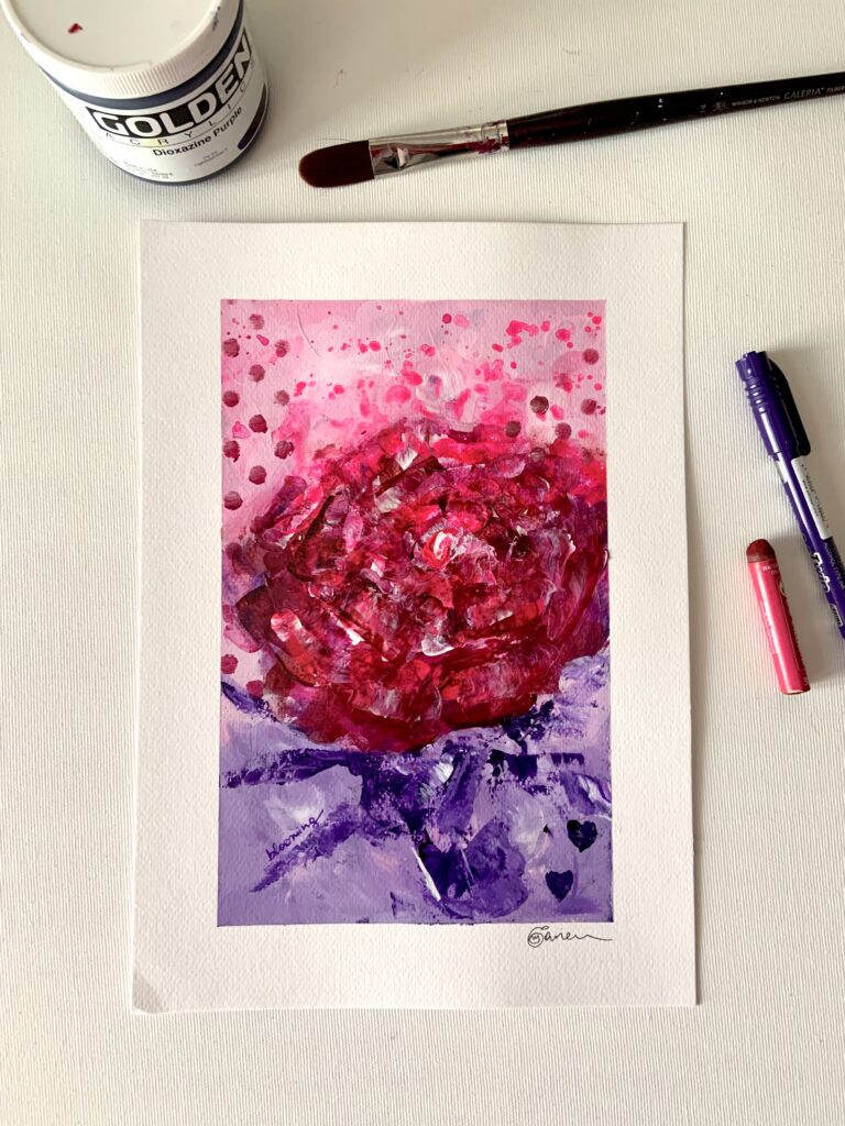 abstract study flourish