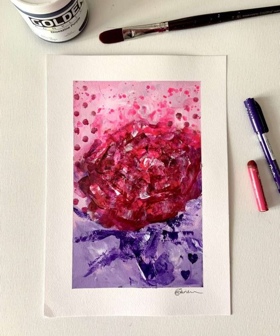 abstract study flourish