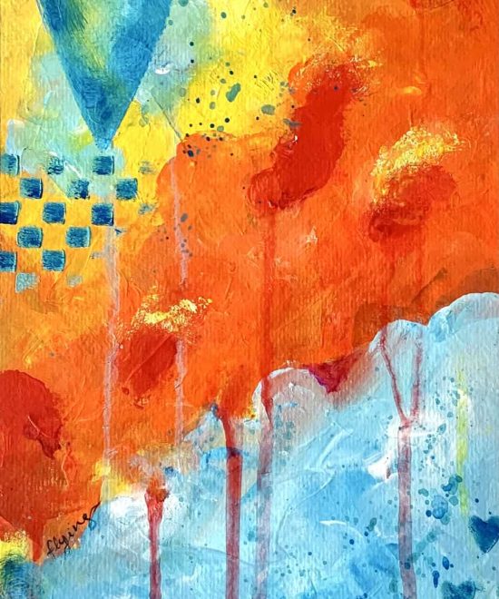 abstract study flying