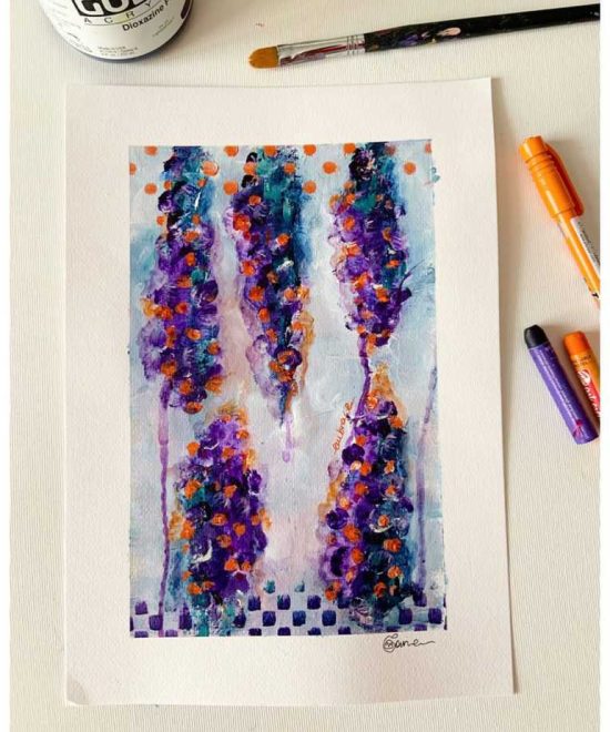 abstract study- embrace the grapes of rage