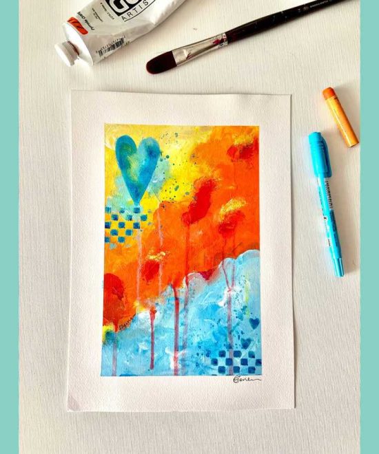abstract study flying