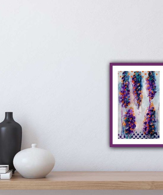 abstract study- embrace the grapes of rage