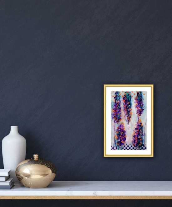 abstract study- embrace the grapes of rage