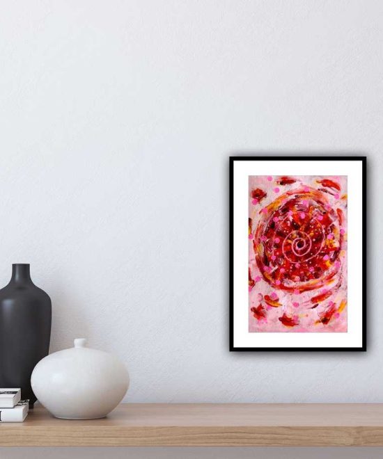 abstract study -go with the flow