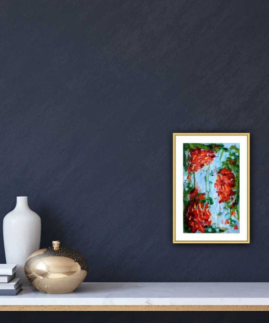 abstract study - on the way to flourish