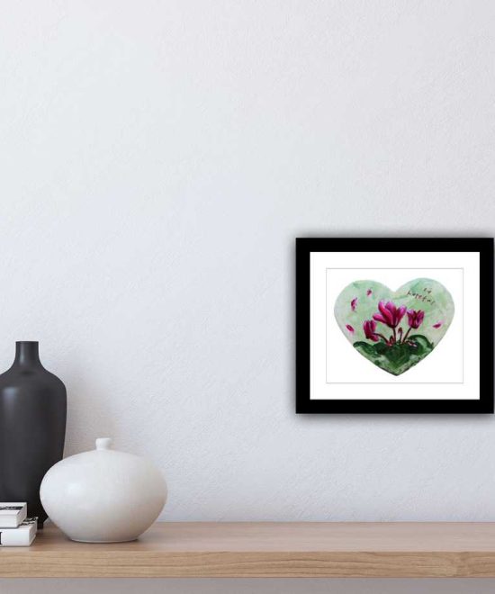 heart shaped painting - so hopeful