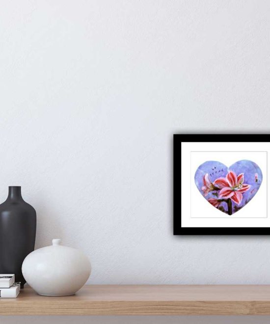 heart shaped painting -be proud