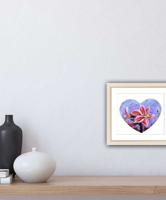 heart shaped painting- be proud