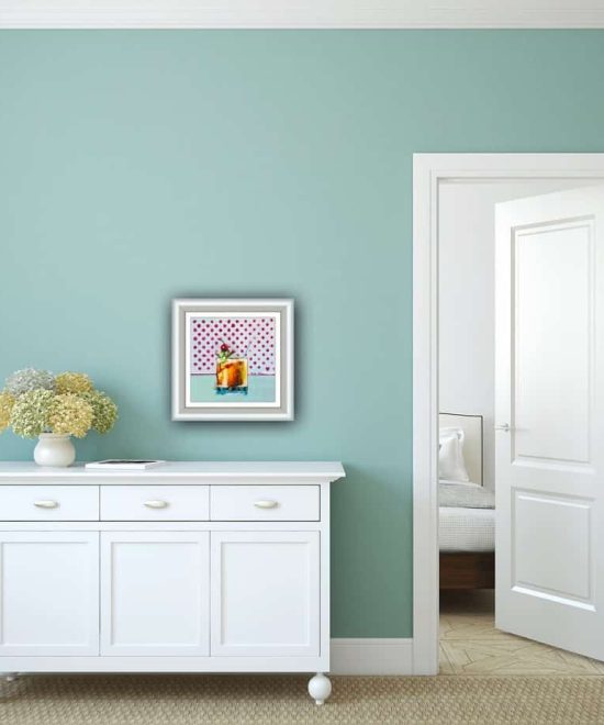 enjoy life painting in room space