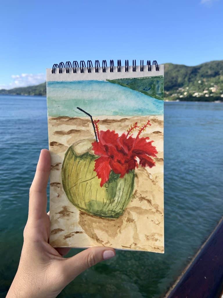coconut drink Seychelles 2022