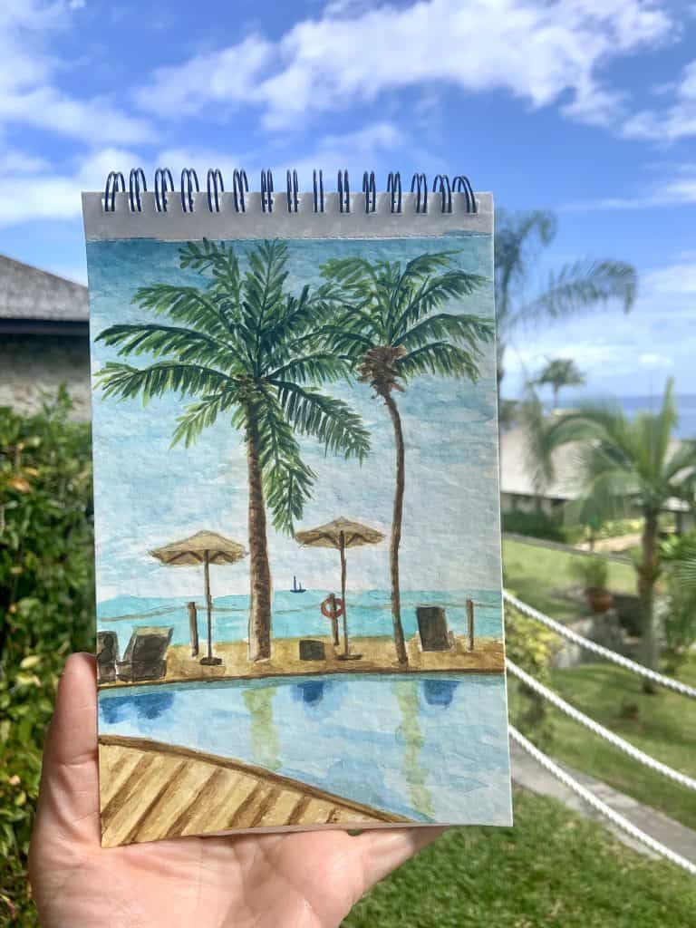 coconut trees