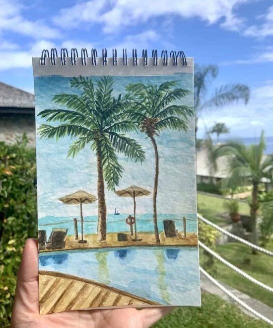 coconut trees
