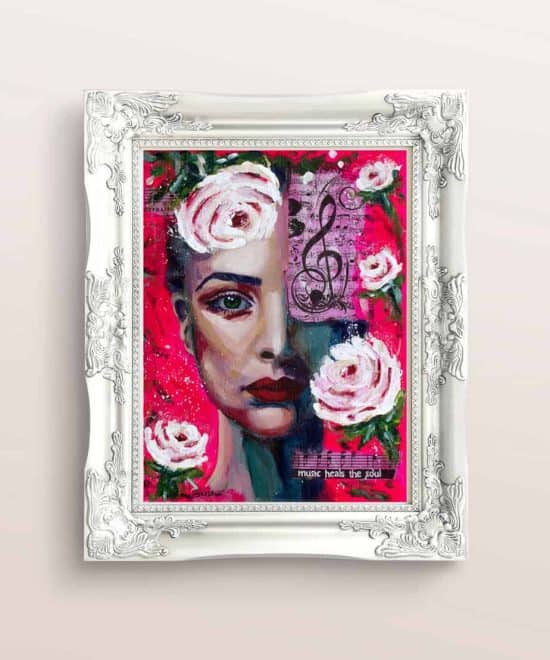 music portrait painting Mockup1