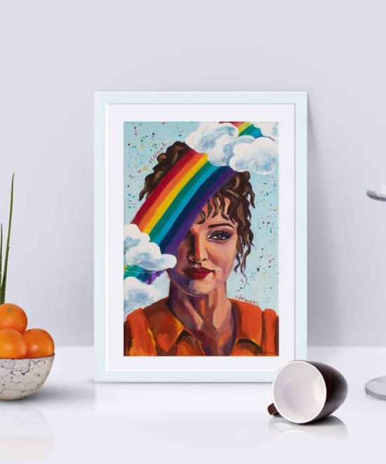 rainbow- portrait in mockup2