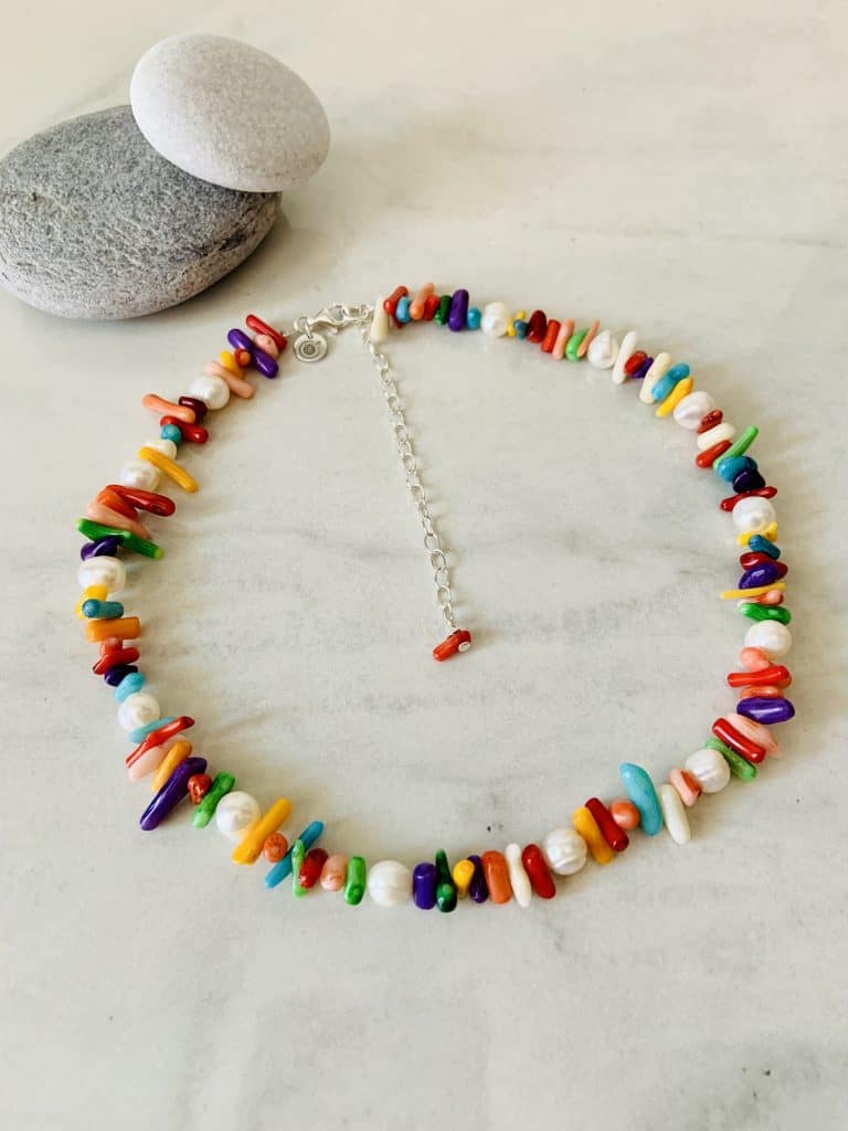 rainbow necklace
