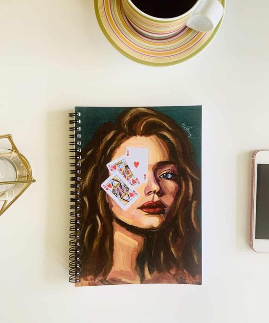 Poker face - spiral notebook,image3