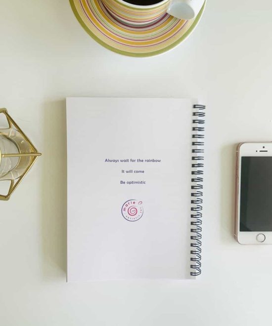 She is like the rainbow - spiral notebook image4