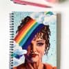 She is like the rainbow - spiral notebook image1
