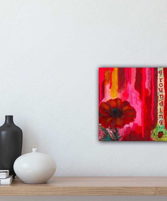 grounding print on the wall