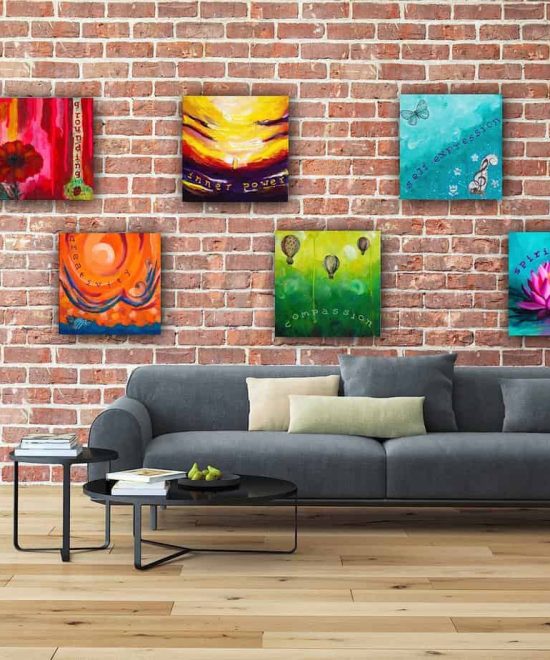 all 7 chakra paintings- Τι πίνακα να διαλέξω για το σαλόνι;.