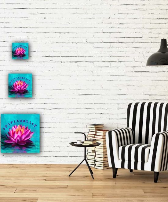 Different sizes of prints of spirituality painting