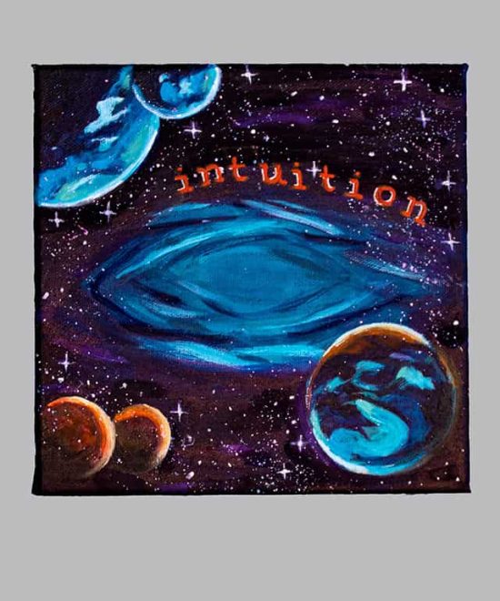 intuition painting, third eye chakra