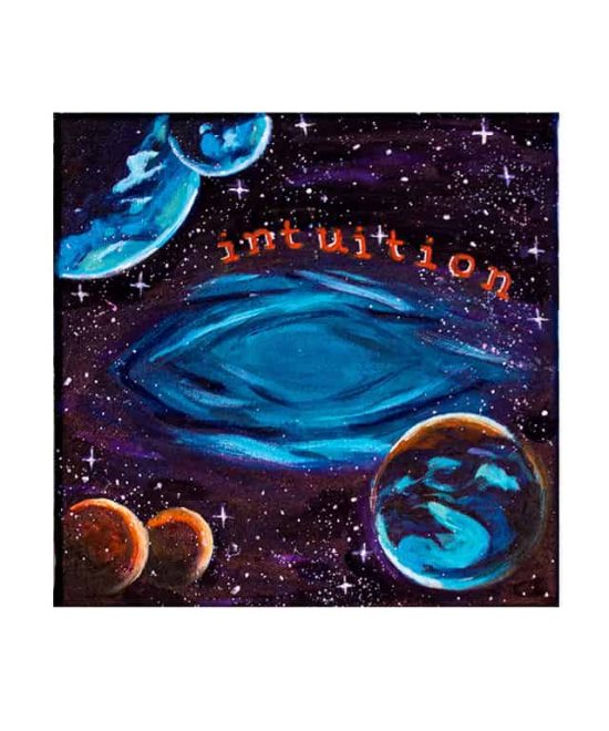 Print of intuition painting, third eye chakra