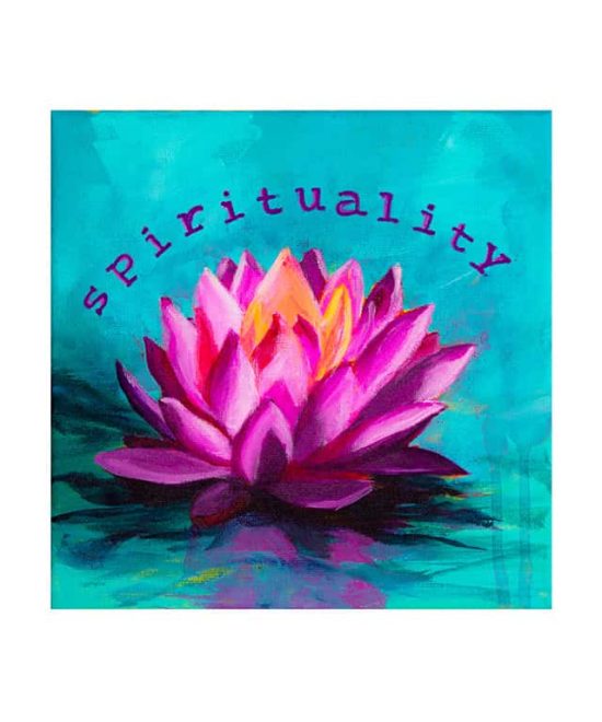 Print of spirituality painting, crown chakra