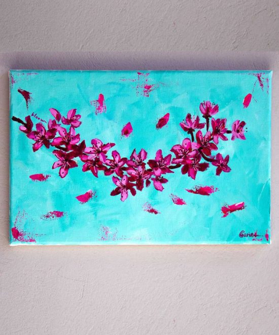 Almond tree painting