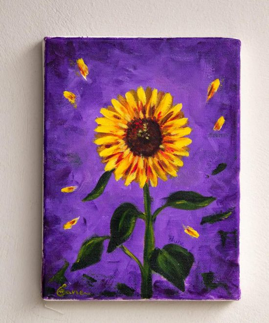 sunflower painting
