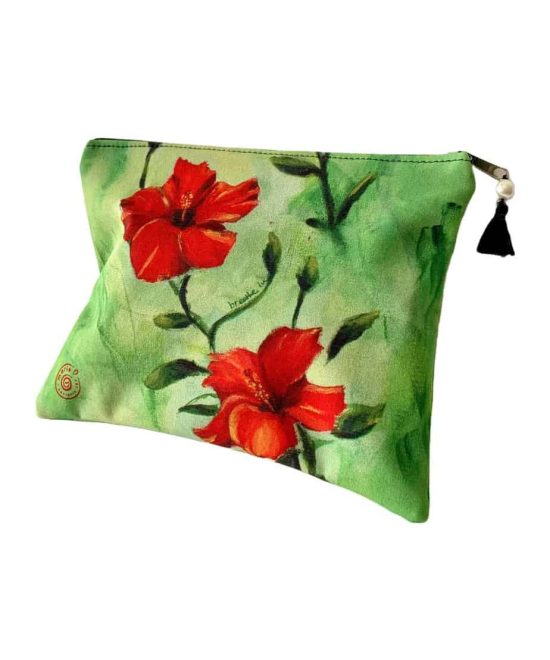 hibiscus waterproof toiletry