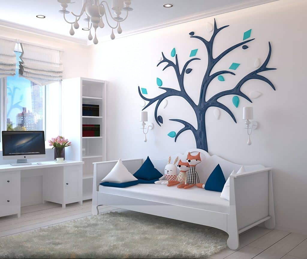 διακόσμηση παιδικού δωματίου - Photo by Vika Glitter: https://www.pexels.com/photo/empty-bedroom-set-1648768/