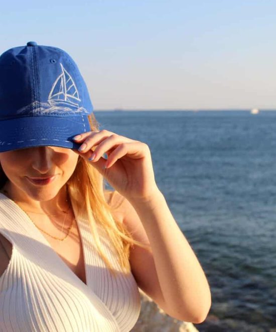 Καπέλο 'traveler' jockey, φορεμένο, φωτό 2