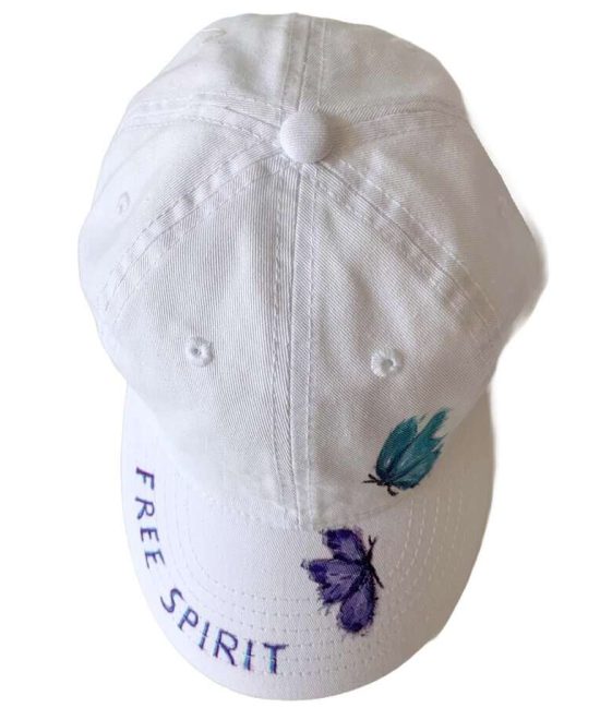 Καπέλο jockey με πεταλούδες