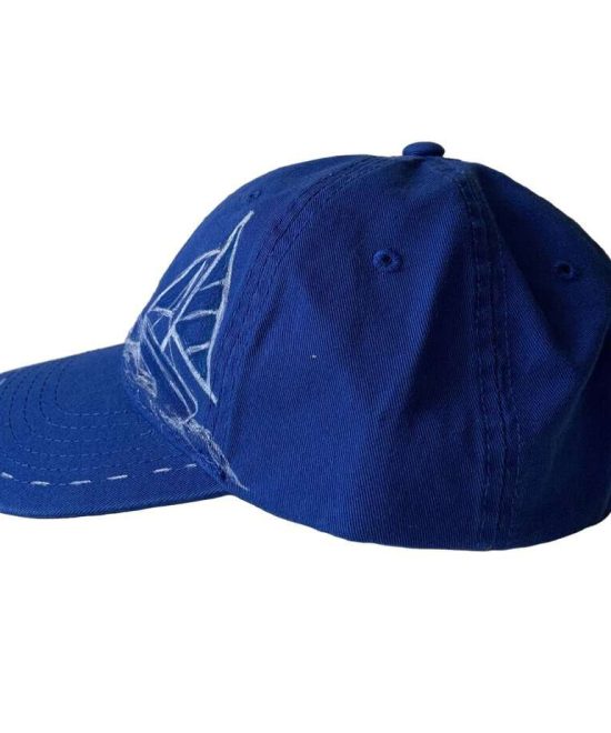 Καπέλο 'traveler' jockey' - ιστιοφόρο, πλαϊνή όψη