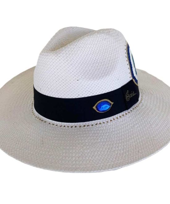 Καπέλο τύπου Πάναμα 'All eyes on me'