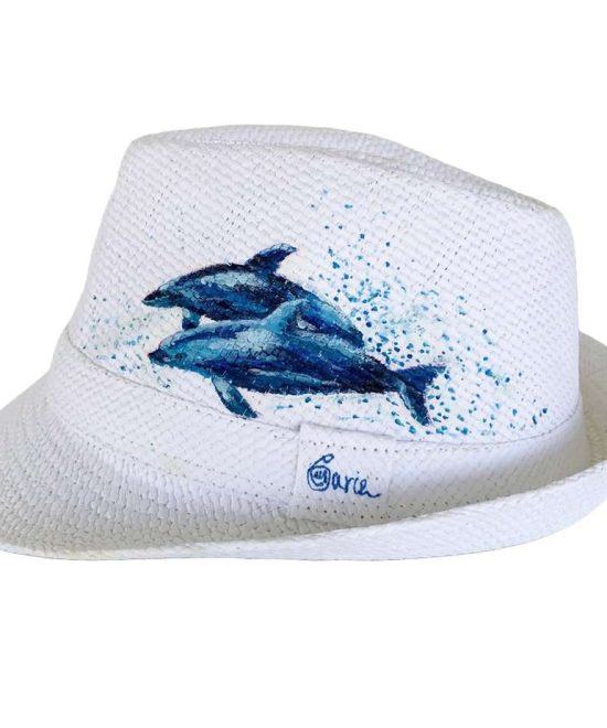 Καπέλο Καβουράκι με δελφίνια