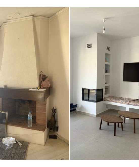 ανακαίνιση τζακιού